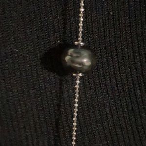 Black pearl necklace
